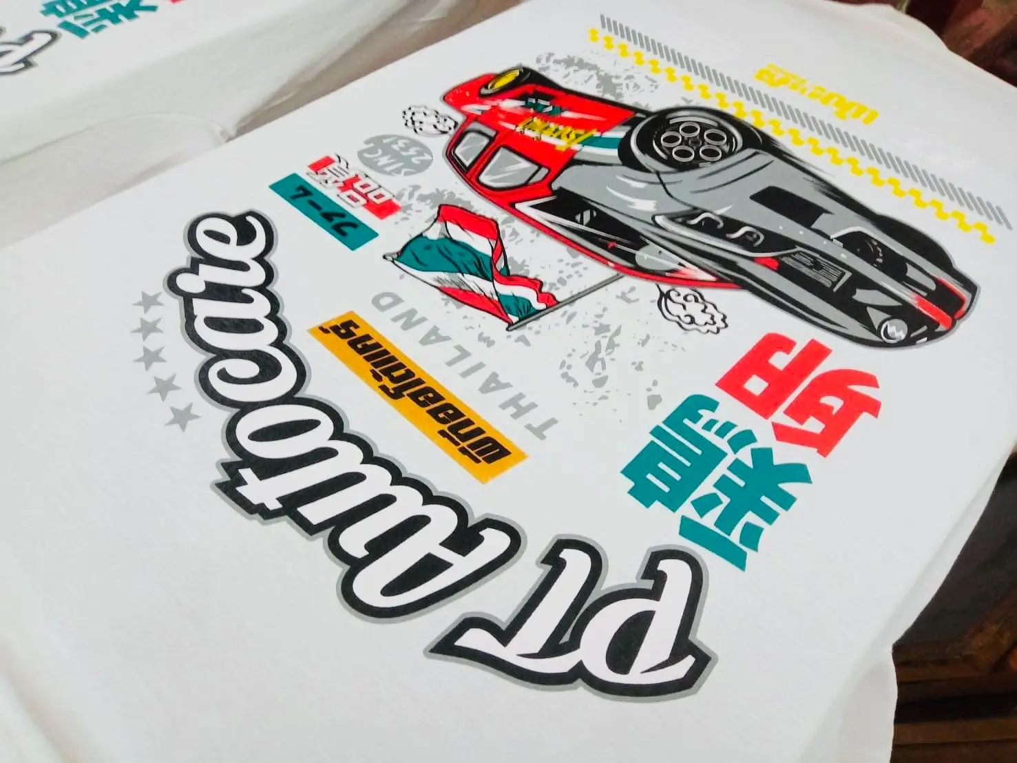【CPGN STUDIO】Heavy Overfit Signature Embroidery S/S Custom Embroidery & Print Services | Fifty150 Embroidery & Print
